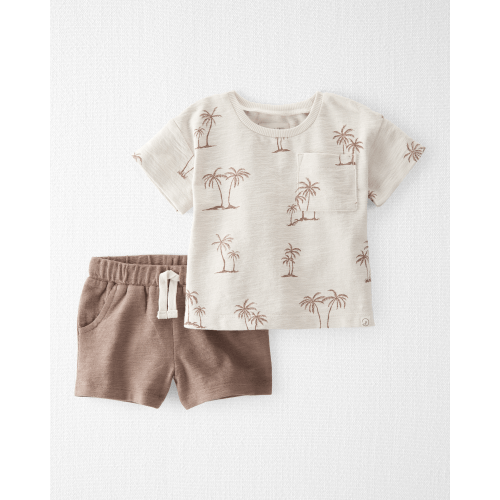 Baby 2-Piece Palm Tree Print Set Made with Organic Cotton - Little Planet | Carter's