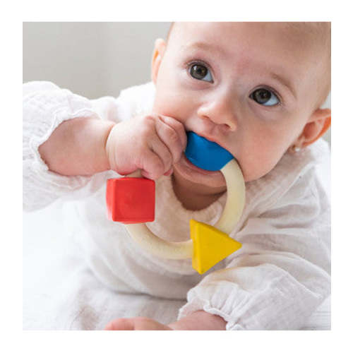 Bauhaus Teething Ring by Oli & Carol – Mochi Kids
