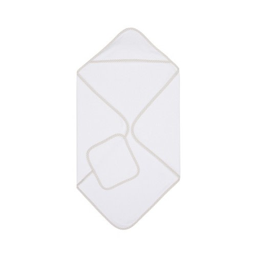 Gingham Baby Hooded Towel & Washcloths Sets | Pottery Barn Kids