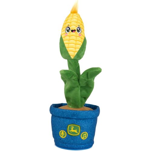 John Deere Toys - Corny Dancer Interactive Plush Toy - Dancing Baby Musical Toy Repeats What You Say and Plays Music - Soft Baby Sensory Toys - Ages 2 Years and Up