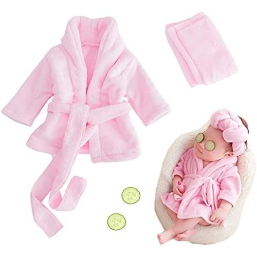 M&G House Newborn Photography Props Bathrobe Outfits Baby Photoshoot Props Robe Girl Baby Photo Prop Outfit Bathrobe