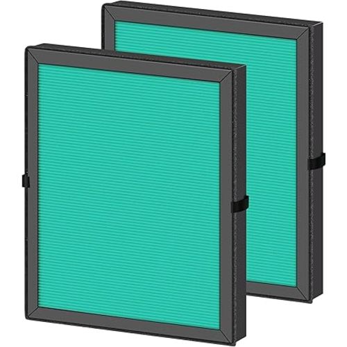 MK04 Air Filter Replacement for MK04 MG04JH Air Purifier, 4-in-1 H13 True HEPA High-Efficiency Activated Carbon Filter, Pet Dander Version (2 Pack)