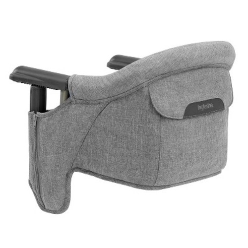 Inglesina Fast Table Chair - Baby High Chair -Compact, Portable & Foldable -for Babies 6-36 Months & 1-3 Year Old Toddler, Color: Stone gray