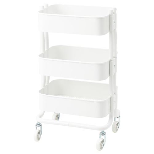 RÅSHULT Utility cart - white 11x15x25 5/8 "