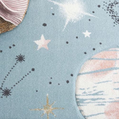 Carousel Kids Crk122 Loomed Indoor Accent Rug - Dark Blue/light Blue - 3'3"x5'3" - Safavieh