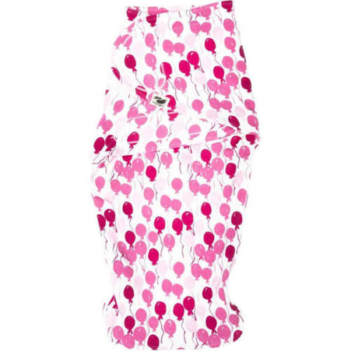 Snugababe Swaddle Zipper Sleep Pod, Pink Balloons