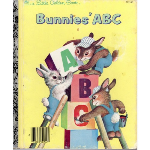 Bunnies' ABC pics by Garth Williams - Little Golden Book