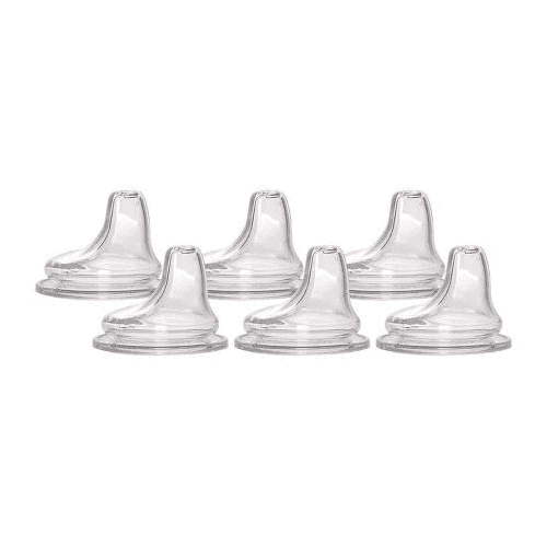 Nuk Clear Replacement Spouts - 6 PACK Clear