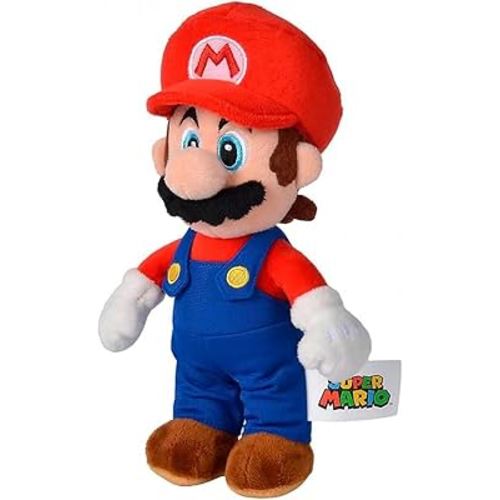 Simba Official Mario Plush Toy 8" - Mario