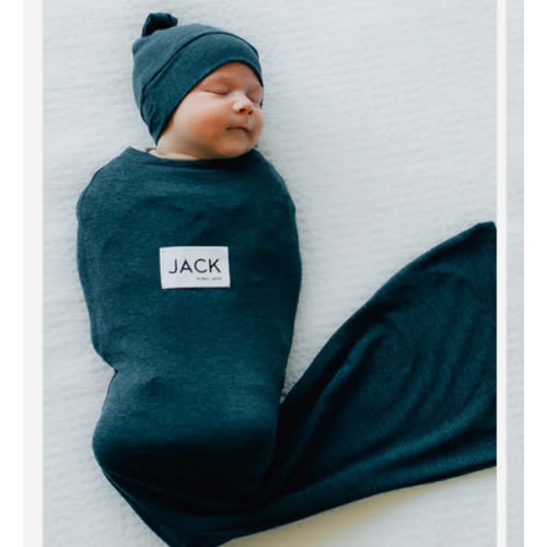 Jack Swaddle Sack, Navy Heather