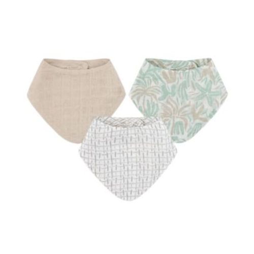 Infants Cove Beach Life Muslin Bib, 3-Pc. Set