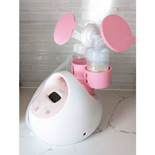 Bundle Spectra Breast Pump 's Bottle Holder Attachment and Flange Covers , Spectra breastpump Accessories, 3D printed