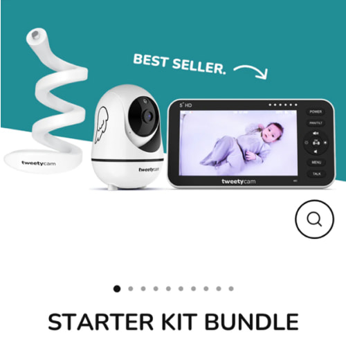 Tweetycam Baby monitor with camera