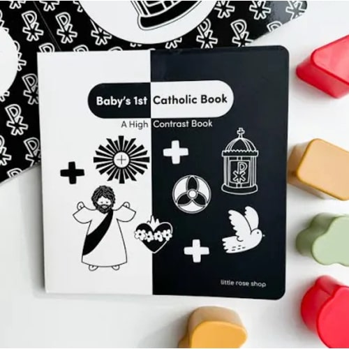 Baby's 1st Catholic Book: A High Contrast Board Book – The Little Rose Shop