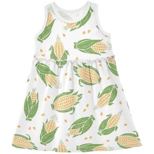 Summer Girl Dresses Cotton Dress Sleeveless Toddler Outfits Clothes