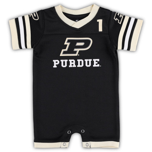 Purdue Boilermakers Colosseum Newborn & Infant Bumpo Football Romper - Black