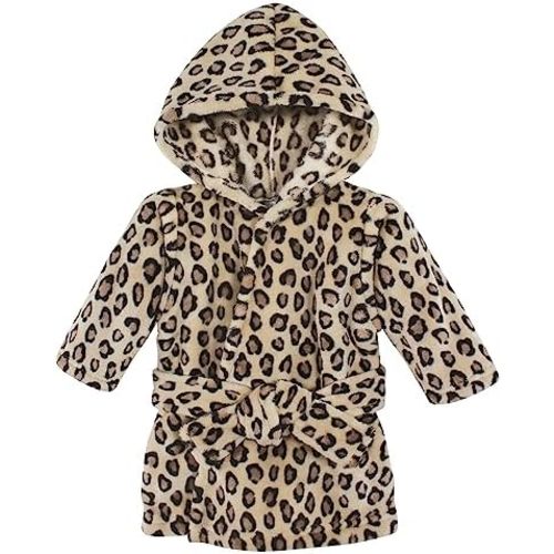 Hudson Baby Unisex Baby Plush Animal Face Bathrobe