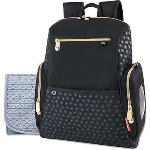Fisher-Price Fashion Diaper Backpack with Fastfinder Pocket System