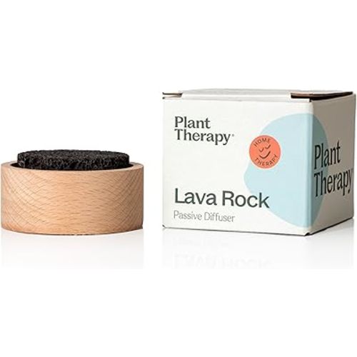 Plant Therapy Lava Rock Passive Diffuser for Essential Oils Great for Decorating at Home, Office or Car, and Gift-Giving