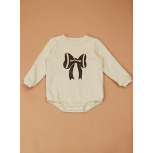 Fancy Football Bodysuit in Ivory | Tullabee