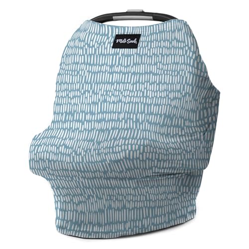 Milk Snob Original 5-in-1 Cover - Nursing Cover for Breastfeeding - Baby Car Seat Cover, Carseat Canopy & Stroller - Essential All-in-One Cover - Gift for Mom, Baby (Beck)