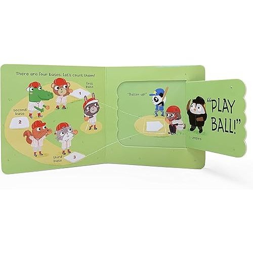 Let's Play Baseball! A Lift-a-Flap Board Book for Babies and Toddlers Board book – Lift the flap, December 6, 2018