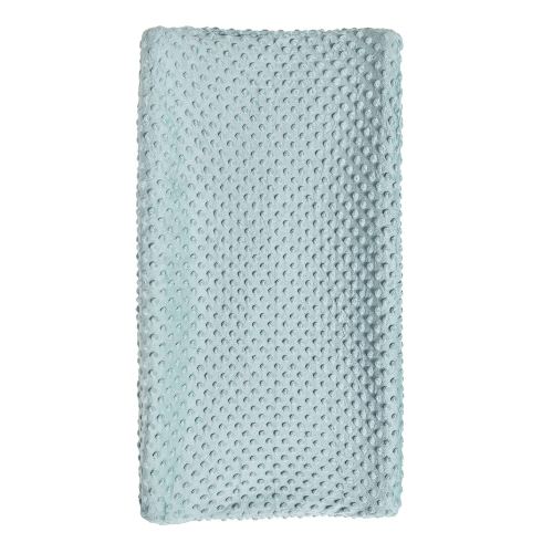 Changing Pad Cover Super Soft Dots Skin-Friendly Breathable Wipeable Changing Table Sheets for Baby Boy and Baby Girl (Cloud Blue)
