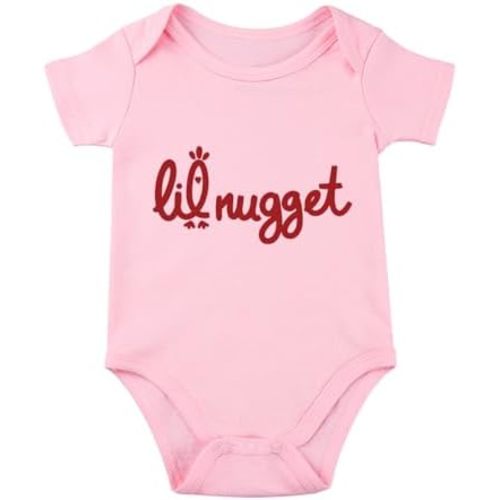 Little Nugget Bodysuit Baby Funny Lil Nugget Baby Bodysuit Chicken bodysuit Baby Bodysuit Boy Girls Clothes