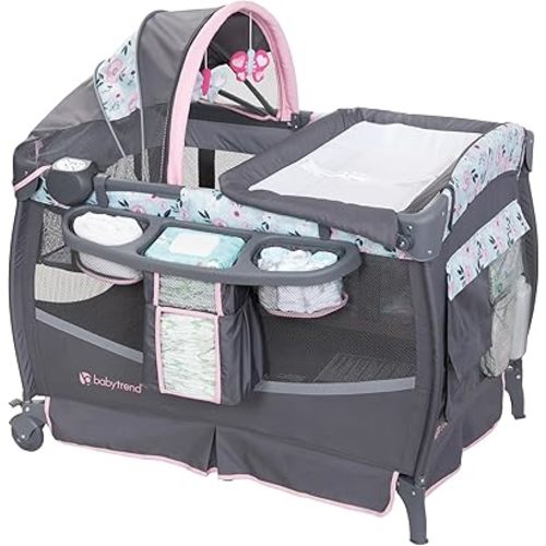 Baby Trend Deluxe II Nursery Center® Playard, Primrose