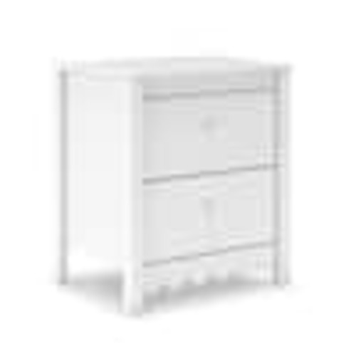Signature DESIGN BY ASHLEY Hallityn White 2-Drawers 21.34 in. W Nightstand EB1810-292