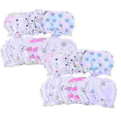 2PCS Glove Gift Newborn Cotton Gloves No Scratch Mittens For 6 Months Infant Boys Girls 5 Pairs