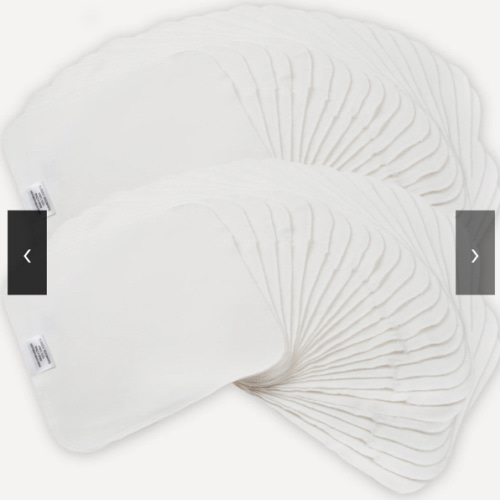 Reusable Cotton Wipes - 50 Pack