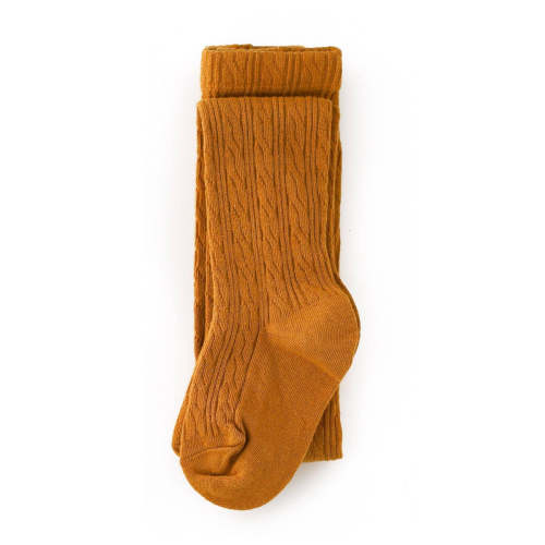 Mustard Cable Knit Tights – The Happy Days Co