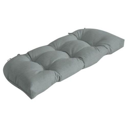 Built in Bench Cushions - ARDEN Outdoor Wicker Settee Cushion 41.5 x 18, Stone Grey Leala