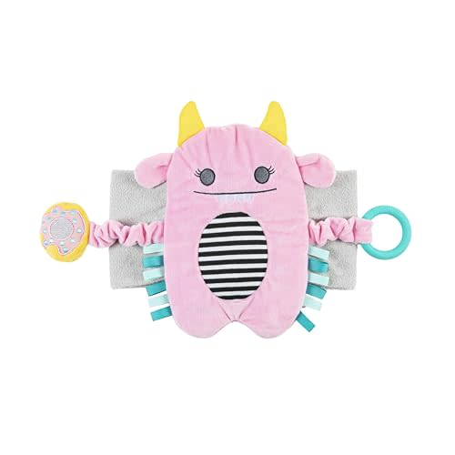 Dr. Brown's Gripebelt Heated Belly Band, Soothe Baby's Tummy with Gentle Warmth and Compression, Monster, 3m+, Pink