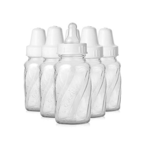 Evenflo Classic Glass Baby Bottles - Clear - 4 fl oz/6pk