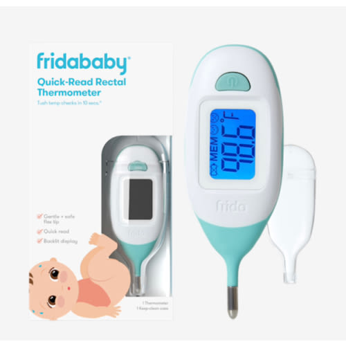 Frida Baby Rectal Thermometer for Baby Digital Fever Thermometer for Babies, Newborns & Infants, FSA/ HSA Eligible