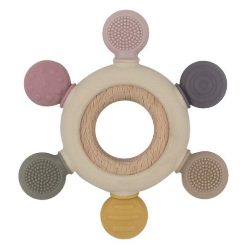 Living Textiles | PLAYGROUND Silicone Wheel Teether