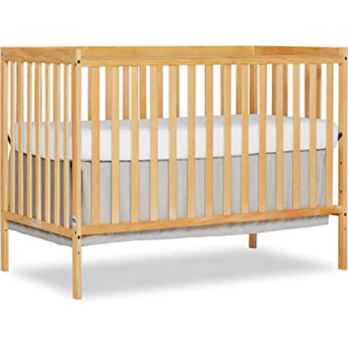 Dream On Me Synergy 5-In-1 Convertible Crib In Natural, Greenguard Gold Certified
