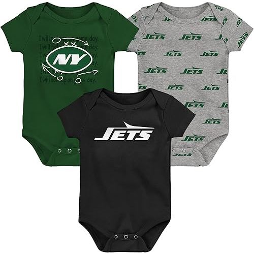 Outerstuff Newborn & Infant NFL Team Starter 3-Pack Bodysuit Set