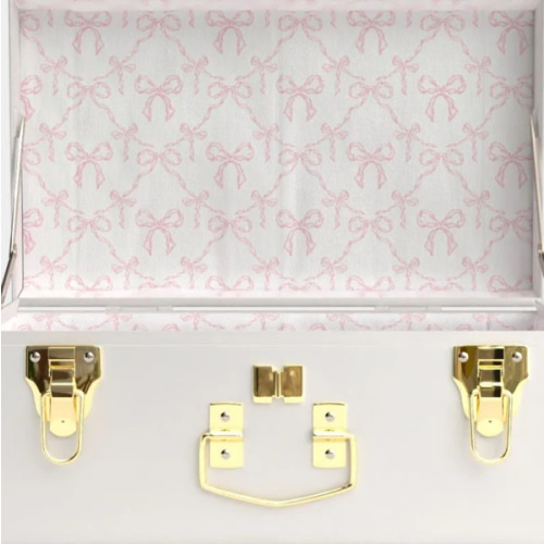 Mini Classic Trunk - White - Bella’s Bows / Embroidery