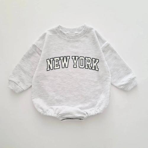 Baby New York Sweatshirt Romper