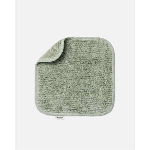 The Ribbed Washcloth - Sage / 3 Pack