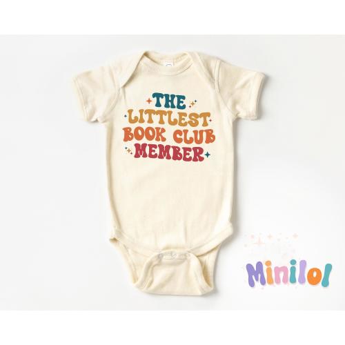 The Littlest Book Club Member Onesie