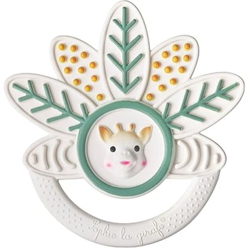 Sophie la girafe Mille Feuille Teething Ring | Easy to Grasp | Multi-Textured | Awaken All 5 Senses