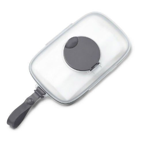 Skip Hop Grab & Go Perfect Seal Wipes Case Grey