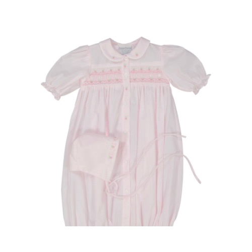 Preemie Smocked Ribbon Take Me Home Gown | Feltman Brothers