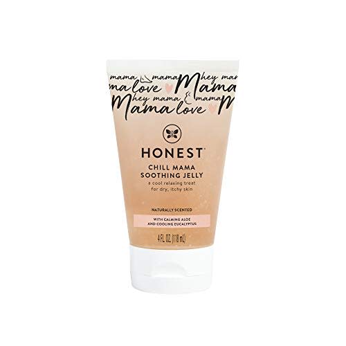 The Honest Company Honest Mama Chill Mama Soothing Jelly | Cooling Formula for Itchy, Dry, Growing Belly | Aloe + Eucalyptus Infused | 4 fl oz