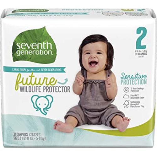  Seventh Generation Baby Diapers Chlorine Free Diaper