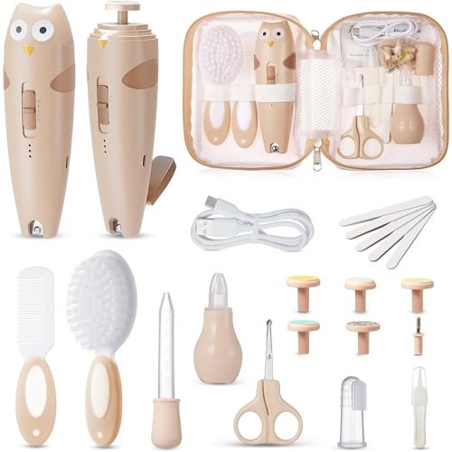 Lictin 25-in-1 Baby Grooming Kit - Brown
